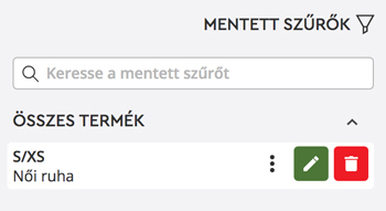 saved filter 5 step